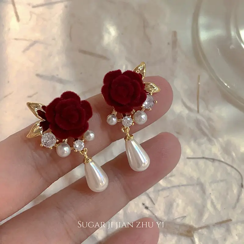 925 Silver Pearl Stud Earrings for Women - Image 45