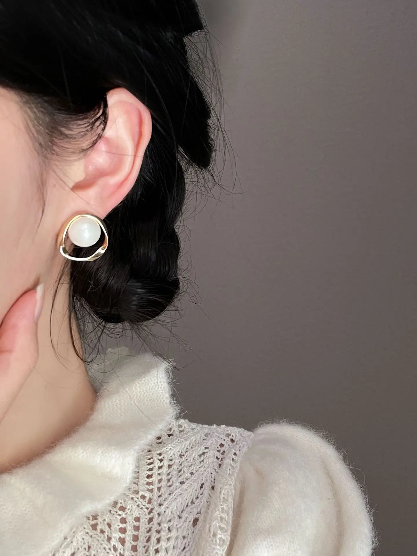 925 Silver Pearl Stud Earrings for Women - Image 49