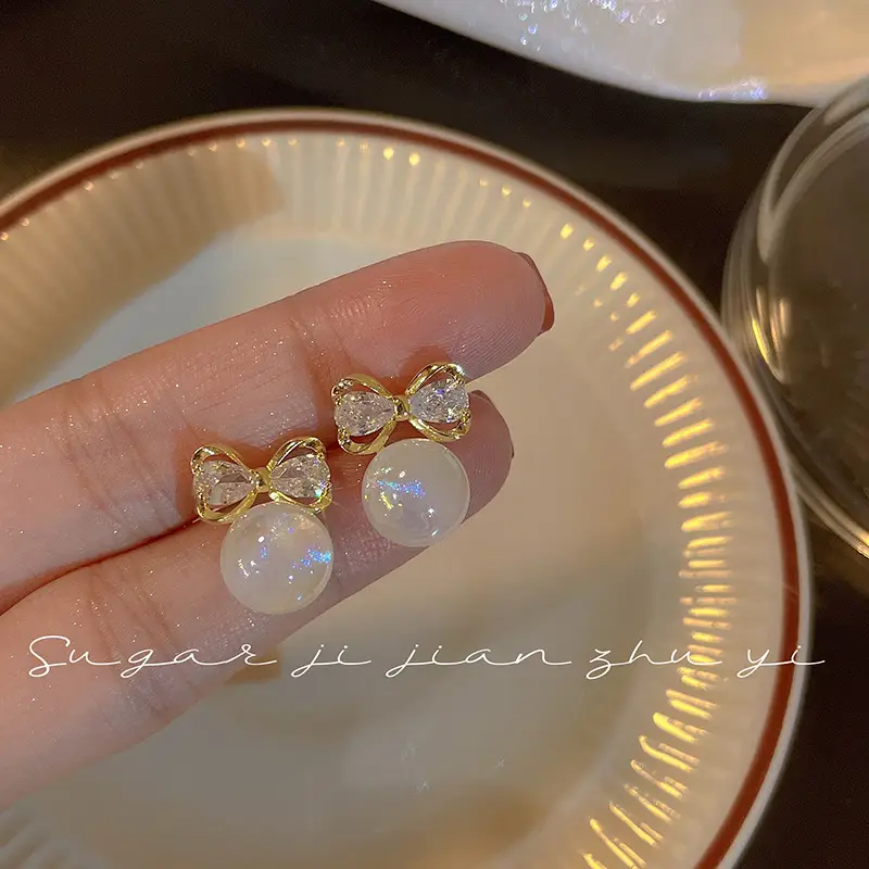 925 Silver Pearl Stud Earrings for Women - Image 53