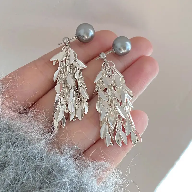 925 Silver Pearl Stud Earrings for Women - Image 61