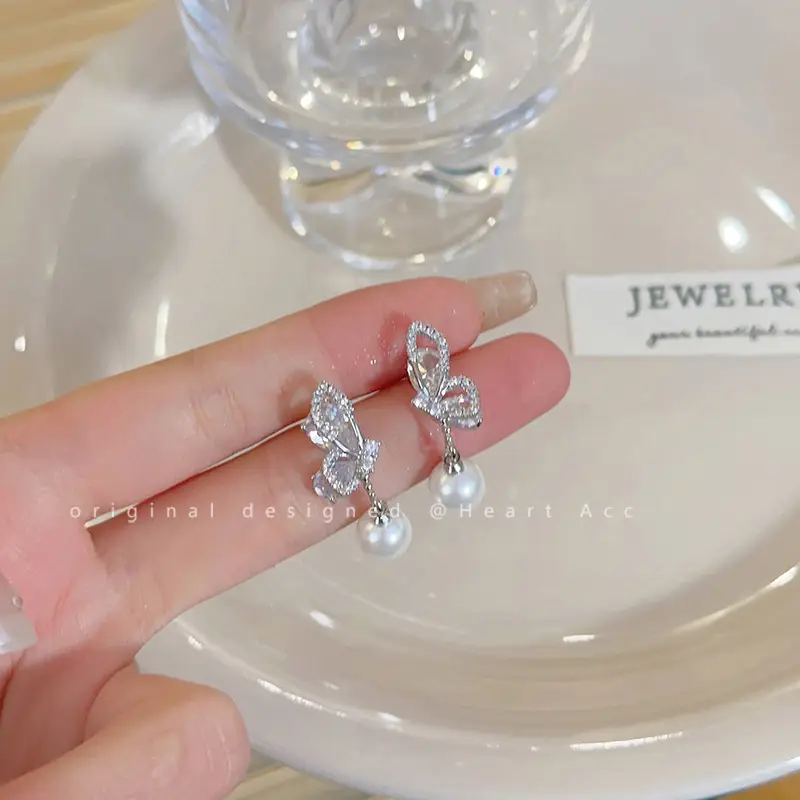 925 Silver Pearl Stud Earrings for Women - Image 62