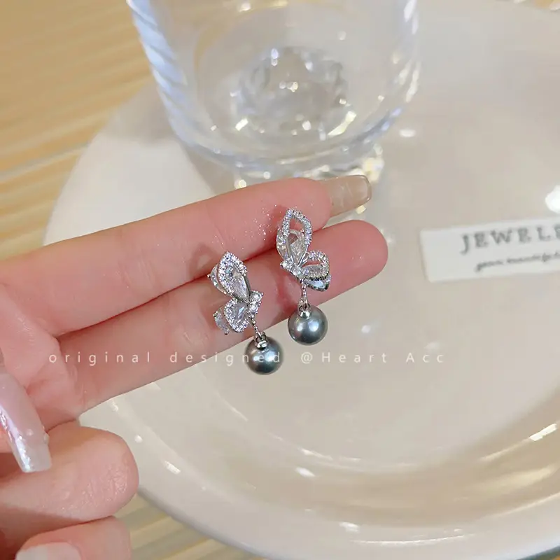 925 Silver Pearl Stud Earrings for Women - Image 63