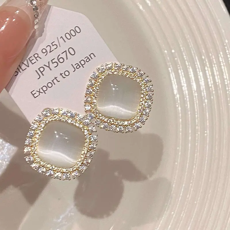 925 Silver Pearl Stud Earrings for Women - Image 7
