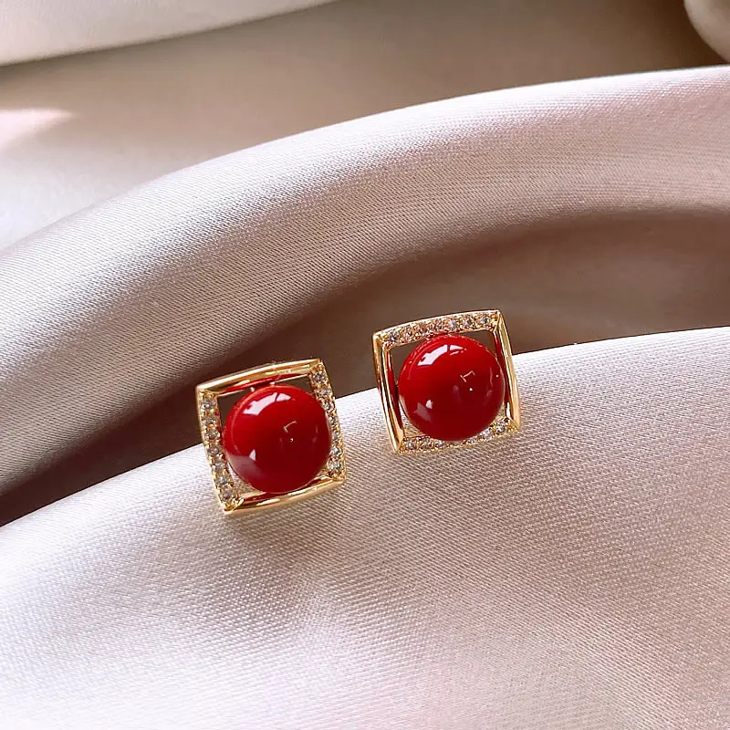 925 Silver Pearl Stud Earrings for Women - Image 70
