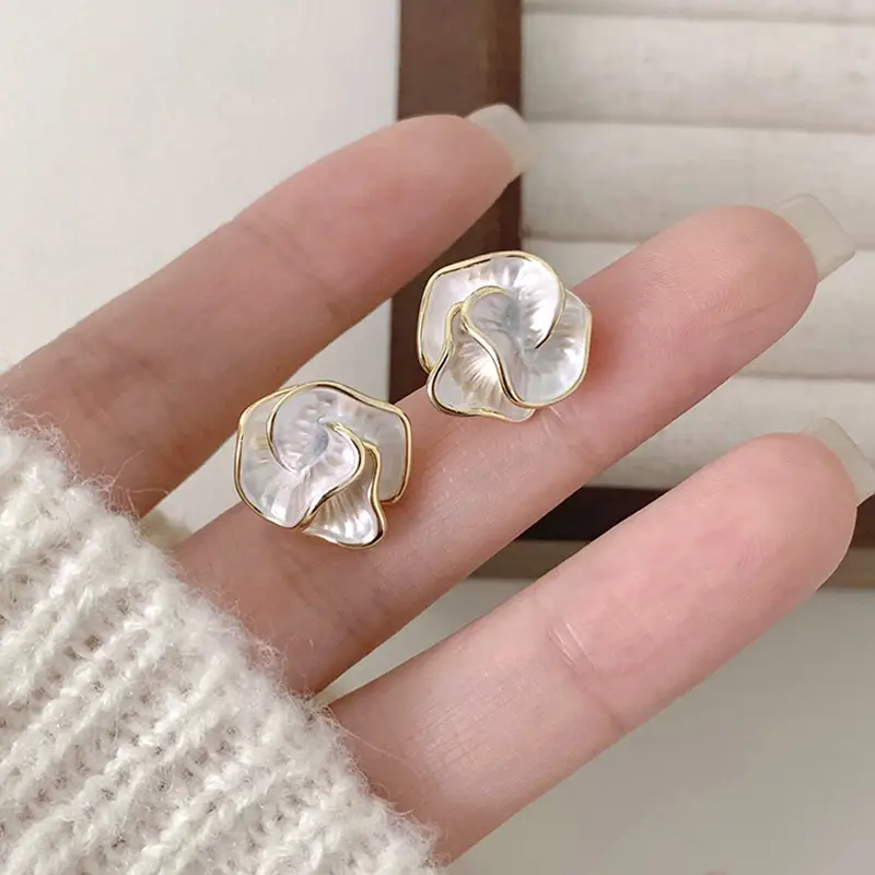 925 Silver Pearl Stud Earrings for Women - Image 81