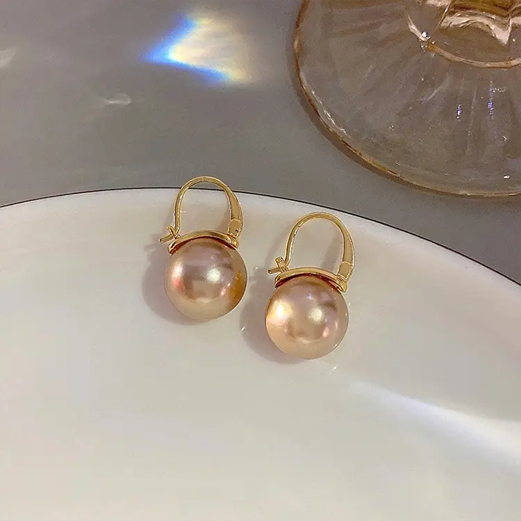 925 Silver Pearl Stud Earrings for Women - Image 87