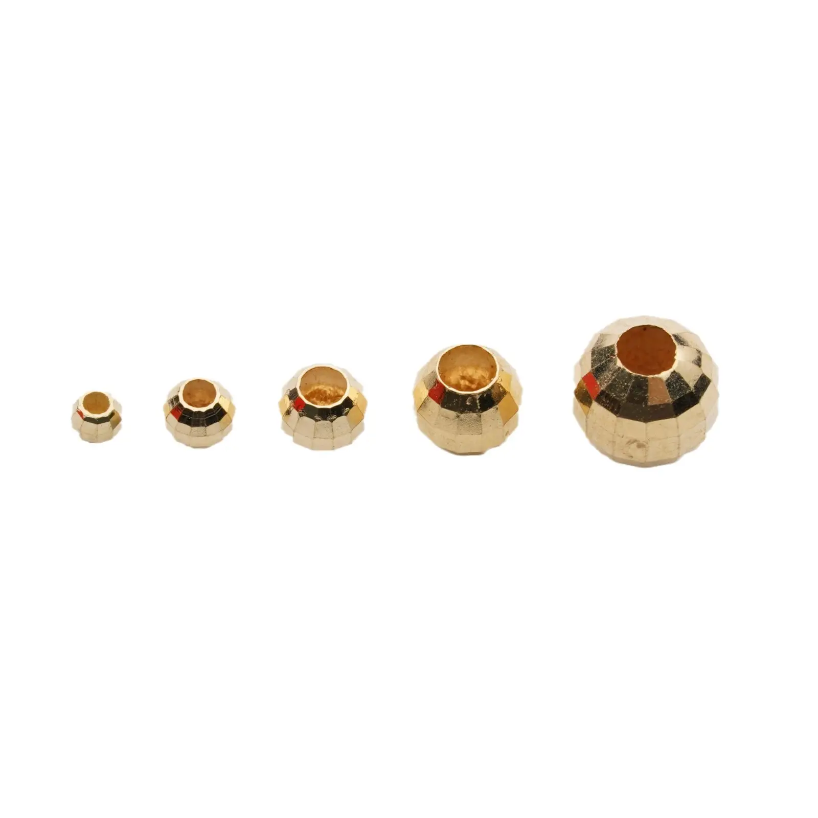 18K Gold Laser Beads for Jewelry Making