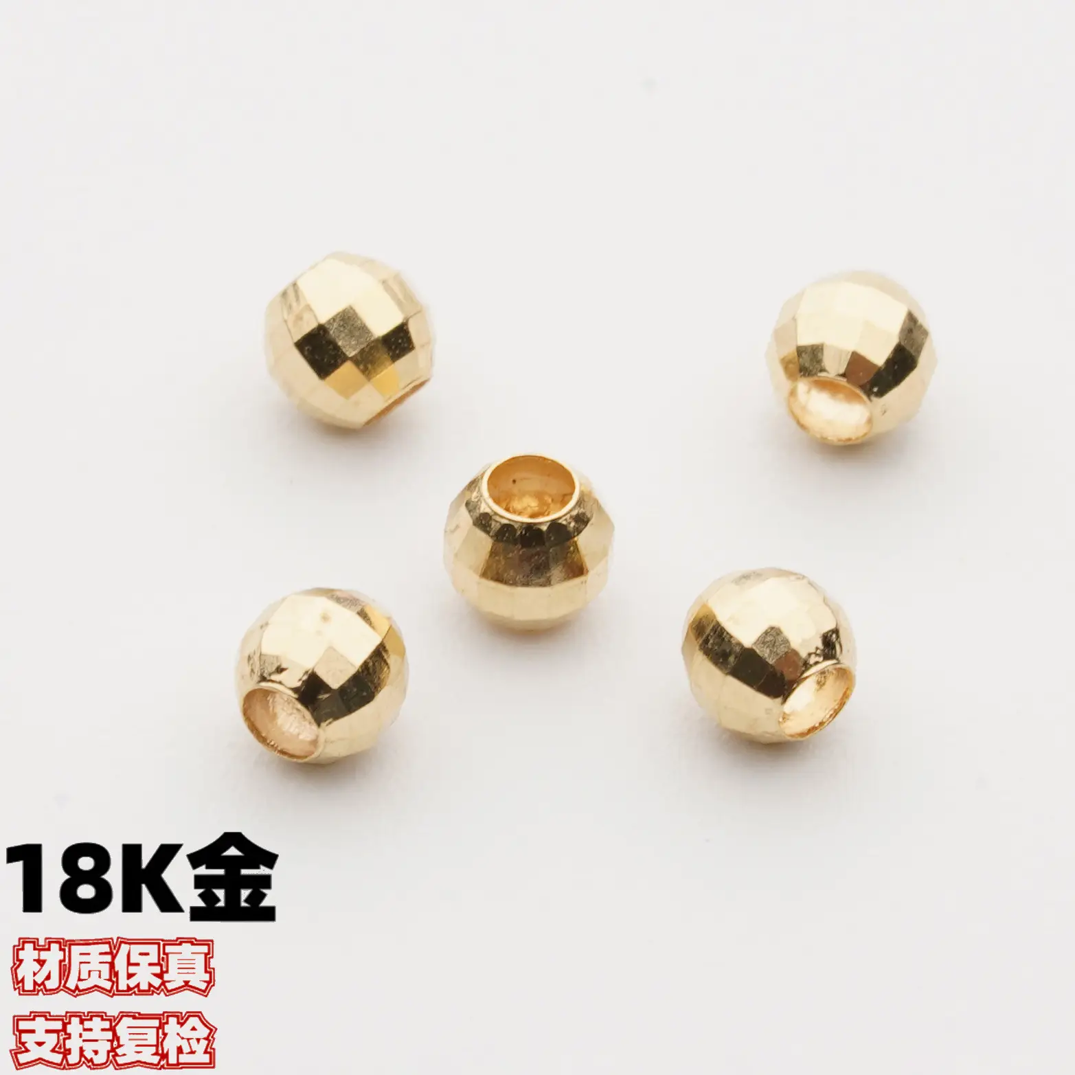 18K Gold Laser Beads for Jewelry Making — feature 3