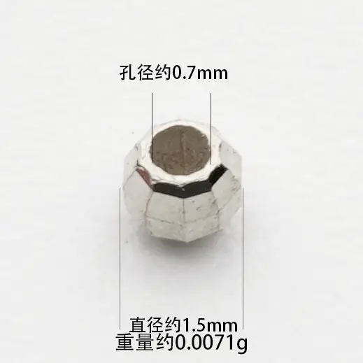 18K Gold Laser Beads for Jewelry Making