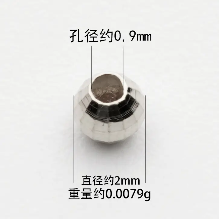 18K Gold Laser Beads for Jewelry Making