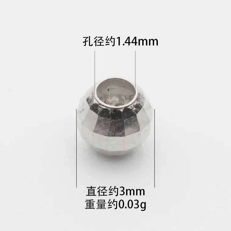 18K Gold Laser Beads for Jewelry Making