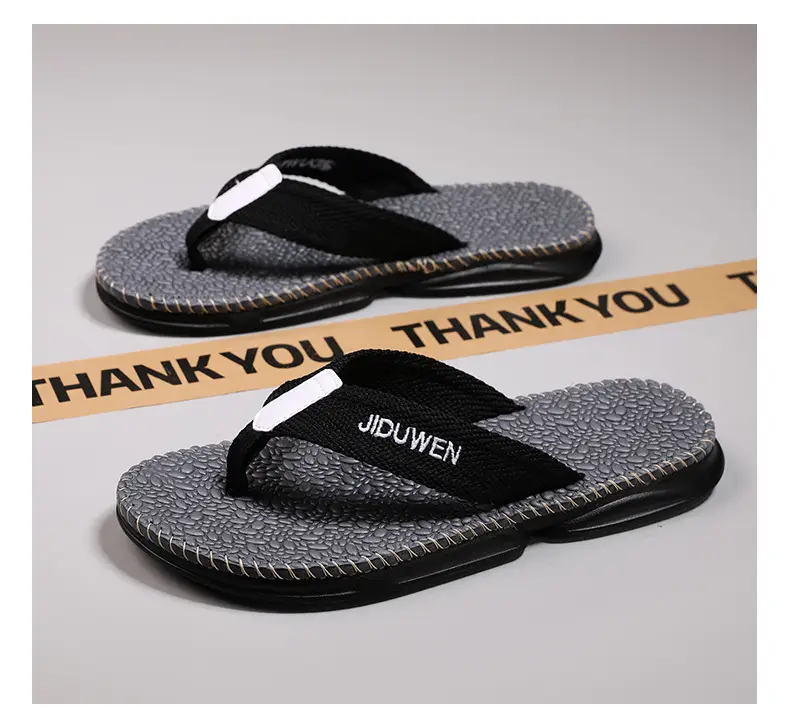 European and American fashion live slippers men's summer new beach flip-flops outdoor non-slip flip-flops foreign trade Men — feature 36