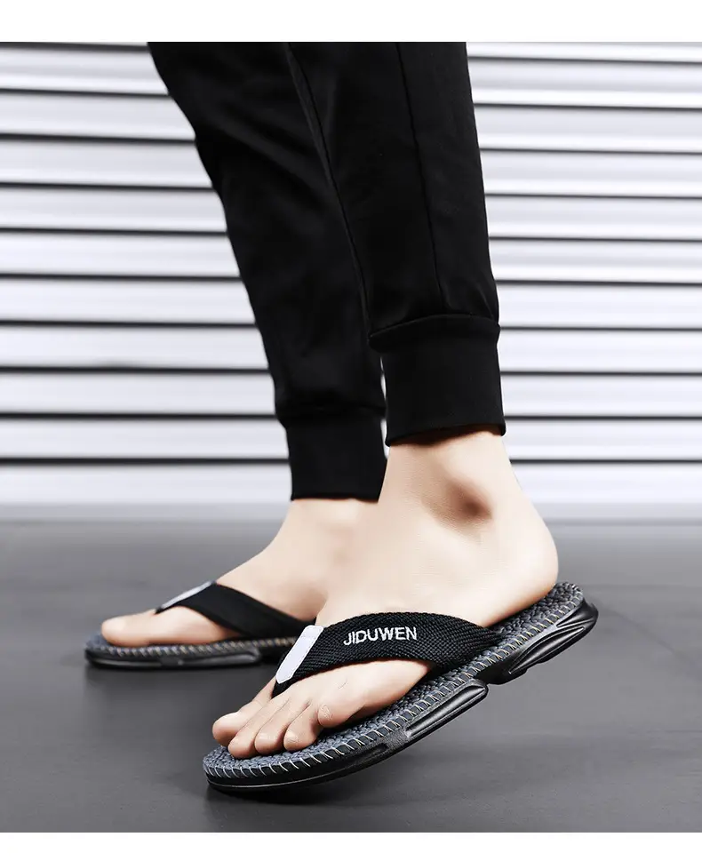 European and American fashion live slippers men's summer new beach flip-flops outdoor non-slip flip-flops foreign trade Men — feature 39