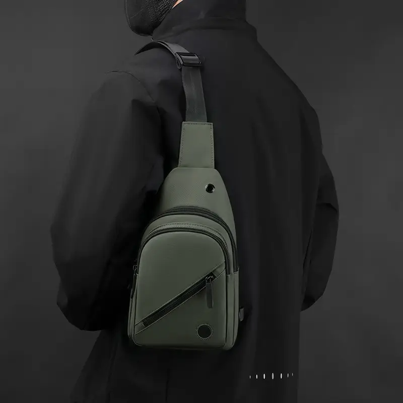 Men's Black Japanese Shoulder Bag Business Commuter - Image 7
