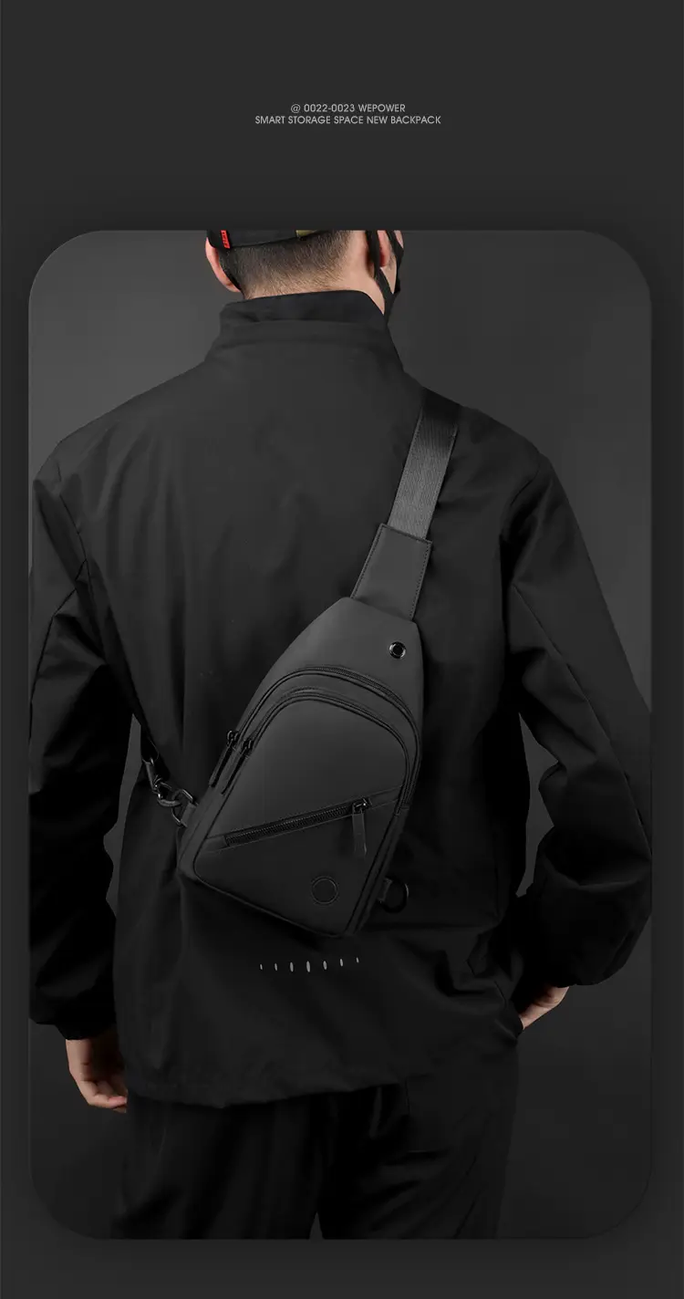 Men's Black Japanese Shoulder Bag Business Commuter — feature 16