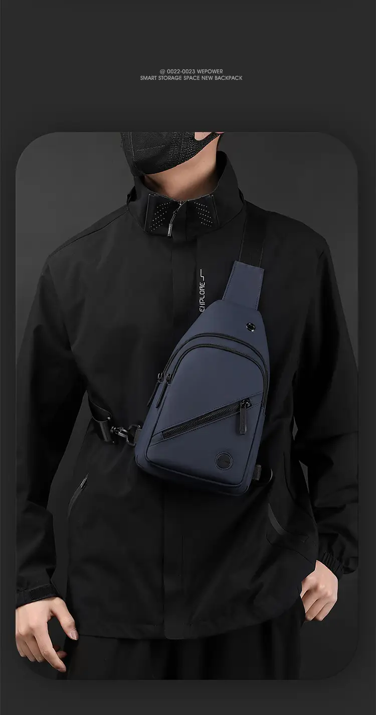 Men's Black Japanese Shoulder Bag Business Commuter — feature 5