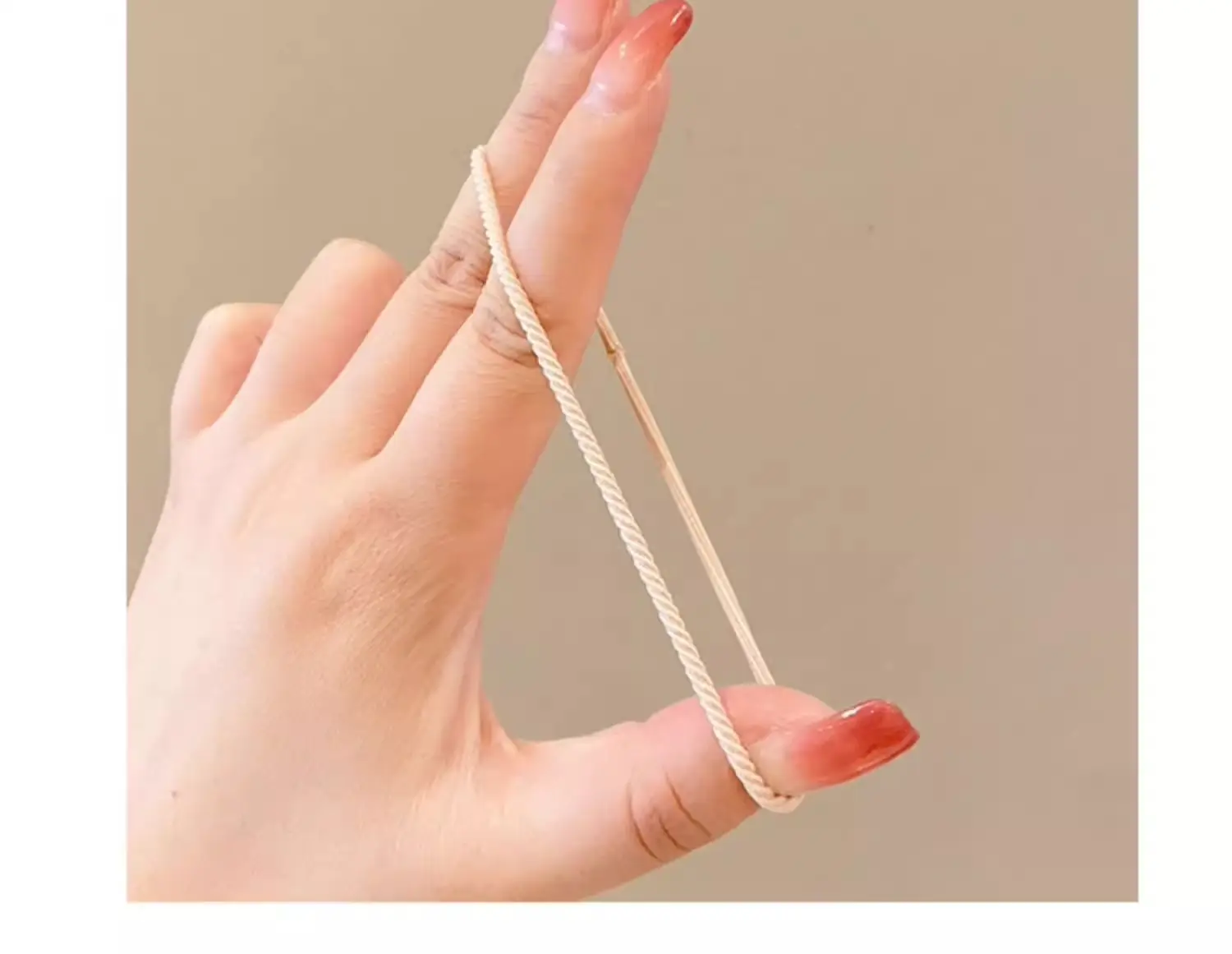 2023 New Black Hair Rope Rubber Band High Ponytail Hair Tie — feature 8