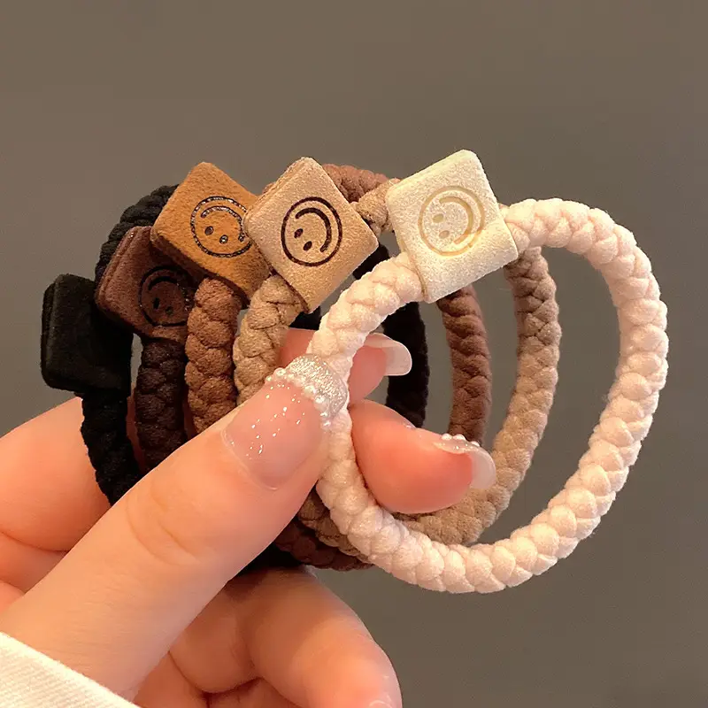 2023 New Black Hair Rope Rubber Band High Ponytail Hair Tie - Image 27