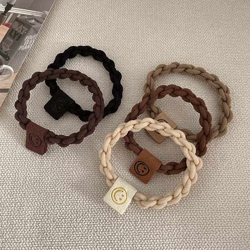 2023 New Black Hair Rope Rubber Band High Ponytail Hair Tie - Image 31