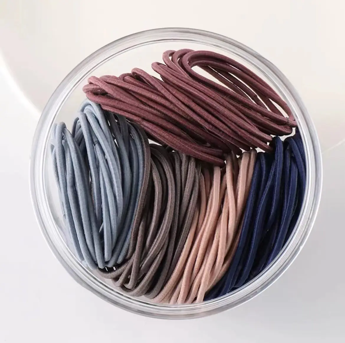 2023 New Black Hair Rope Rubber Band High Ponytail Hair Tie - Image 39