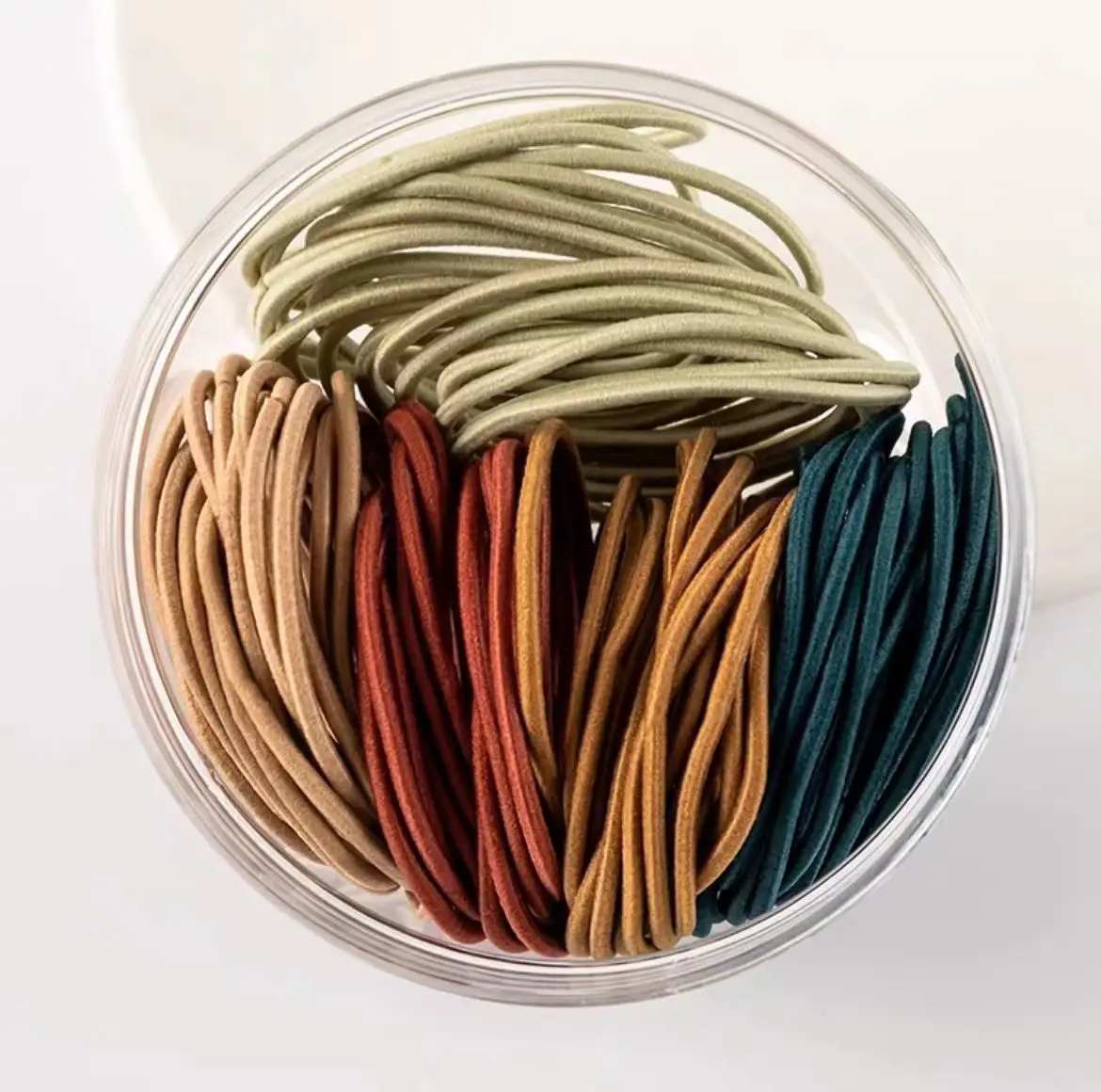2023 New Black Hair Rope Rubber Band High Ponytail Hair Tie - Image 40