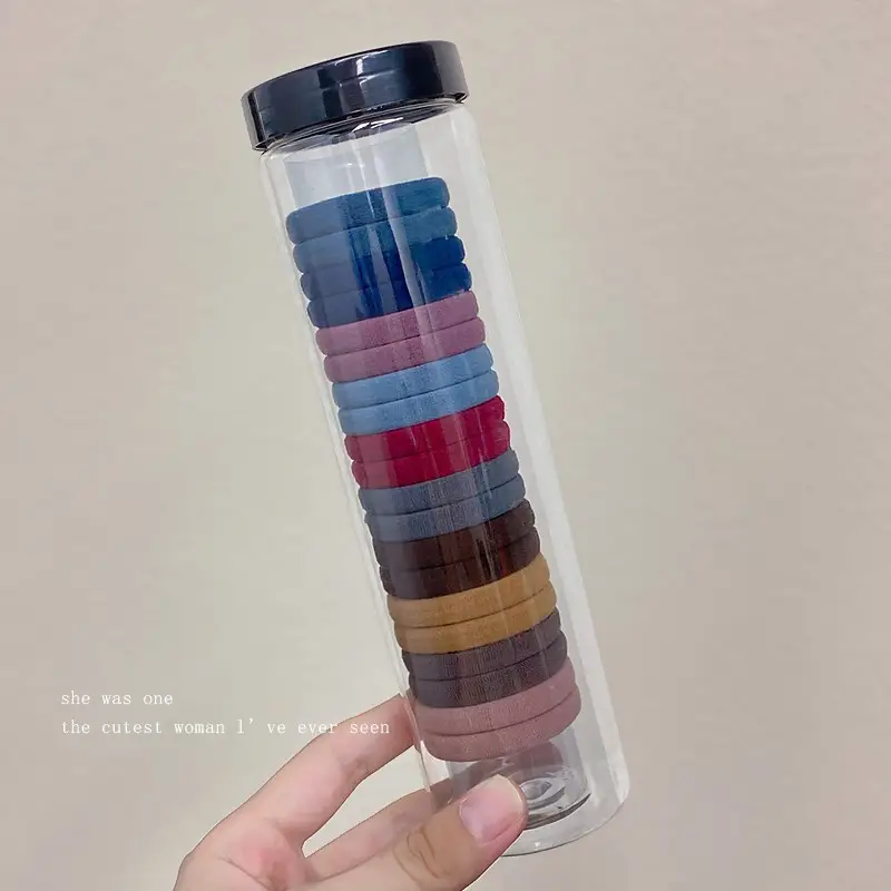2023 New Black Hair Rope Rubber Band High Ponytail Hair Tie - Image 43
