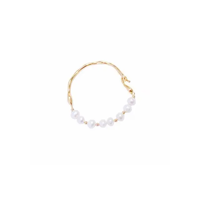 Pearl & Gold Plated Bracelet for Women - Image 5