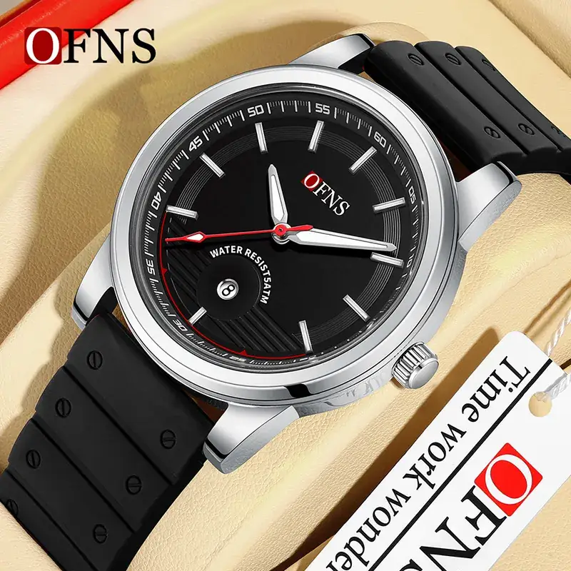 OFNS Cross-Brand Quartz Watches for Men Women Multi Color - Image 11