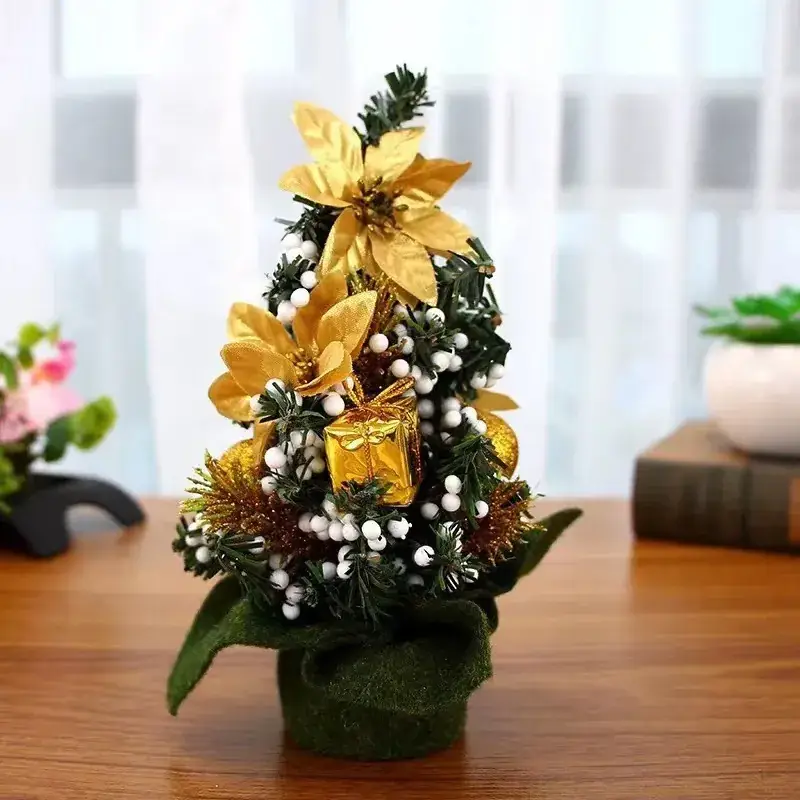 Mini Christmas Tree Decor 20cm for Home Office