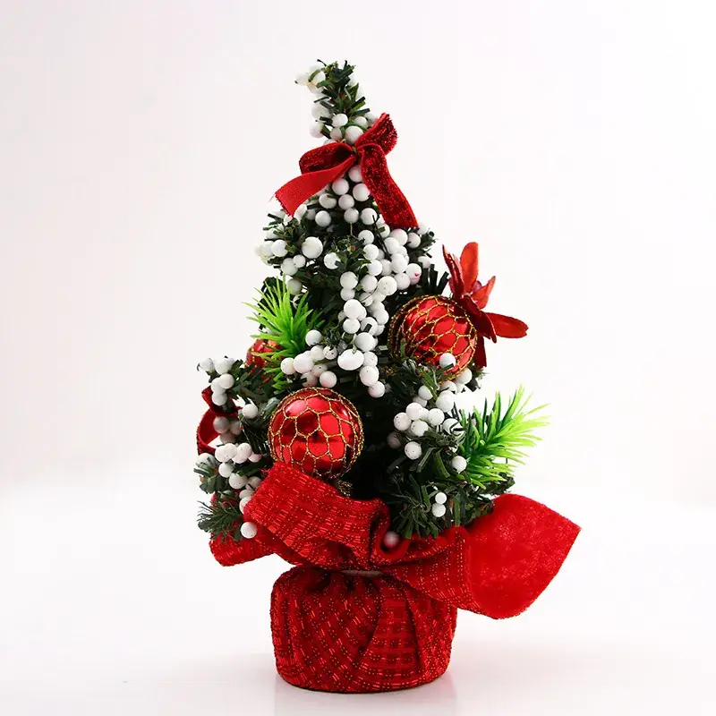 Mini Christmas Tree Decor 20cm for Home Office