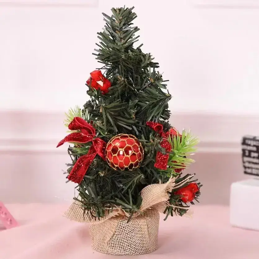 Mini Christmas Tree Decor 20cm for Home Office