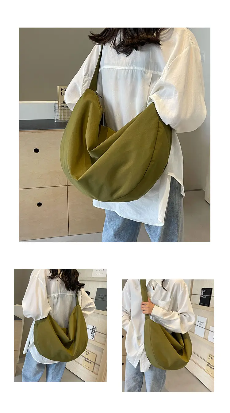 Women Canvas Shoulder Messenger Bag Beige 2024 — feature 13
