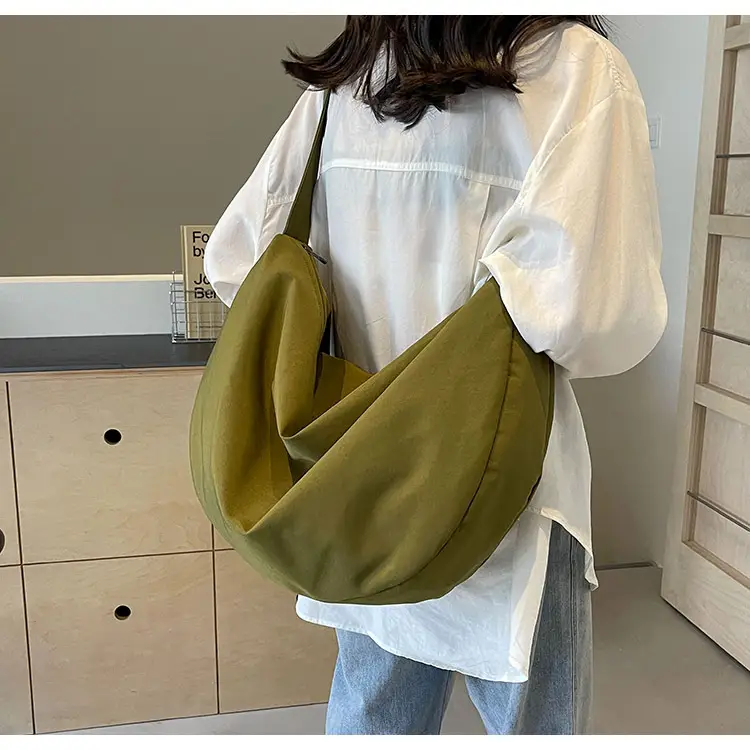 Women Canvas Shoulder Messenger Bag Beige 2024 — feature 23