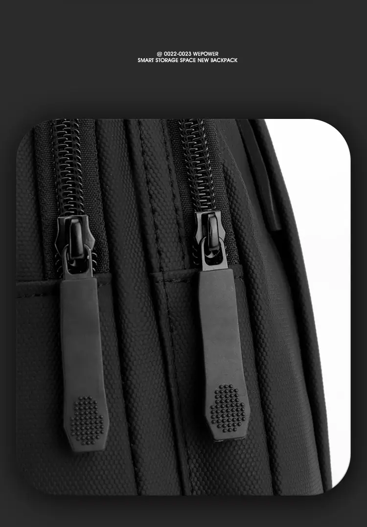 Men's Black Waterproof Shoulder Messenger Bag — feature 20