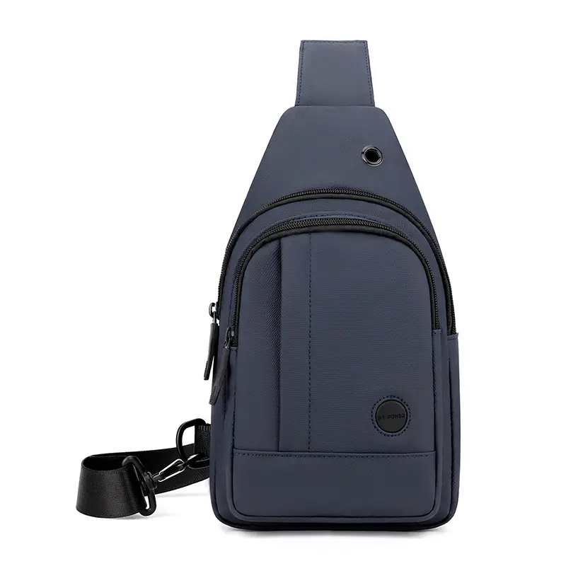 Men's Black Waterproof Shoulder Messenger Bag - Image 3