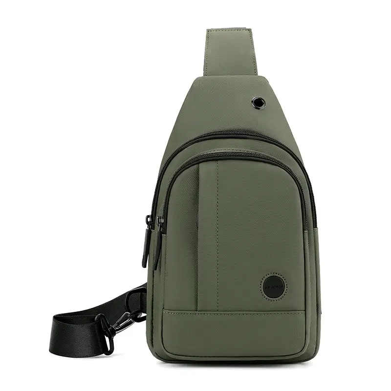 Men's Black Waterproof Shoulder Messenger Bag - Image 4