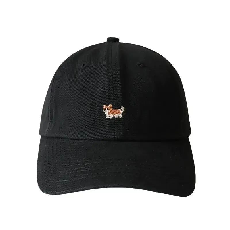 Women's Beige Cartoon Embroidered Baseball Cap - Image 10