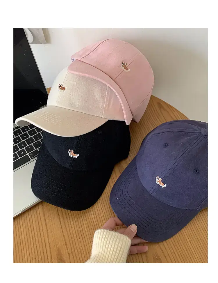 Women's Beige Cartoon Embroidered Baseball Cap — feature 15
