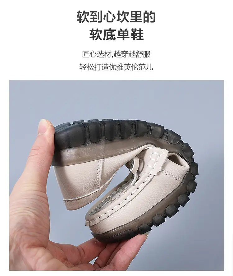 Cross-Border Women's Shoes Spring New Large Size Beanie Shoes Comfortable Lazy Shoes One-Step Soft Sole Non-Tiring Mother's Shoes — feature 6