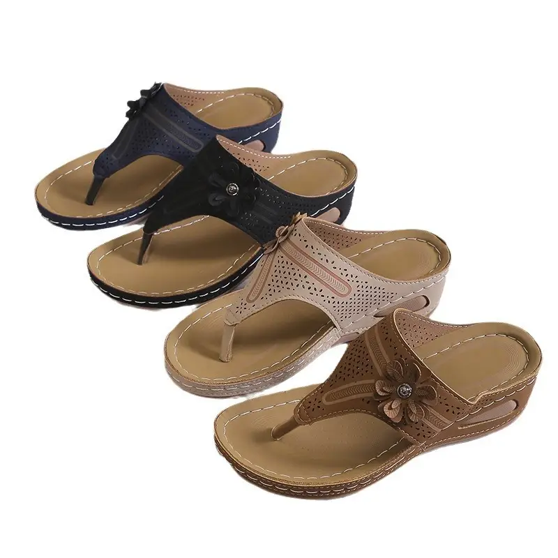 Cross-border summer women's flip-flops women's summer new casual outdoor beach shoes flip-flops sandals