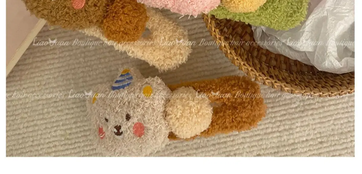 Cute Plush Bear Hairpin for Girls — feature 14