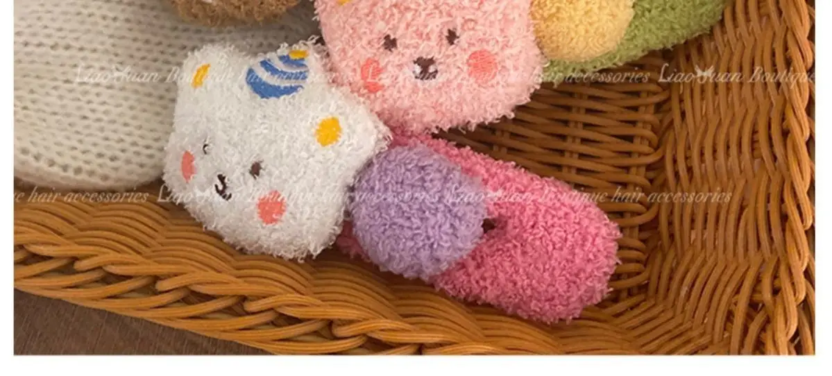 Cute Plush Bear Hairpin for Girls — feature 18