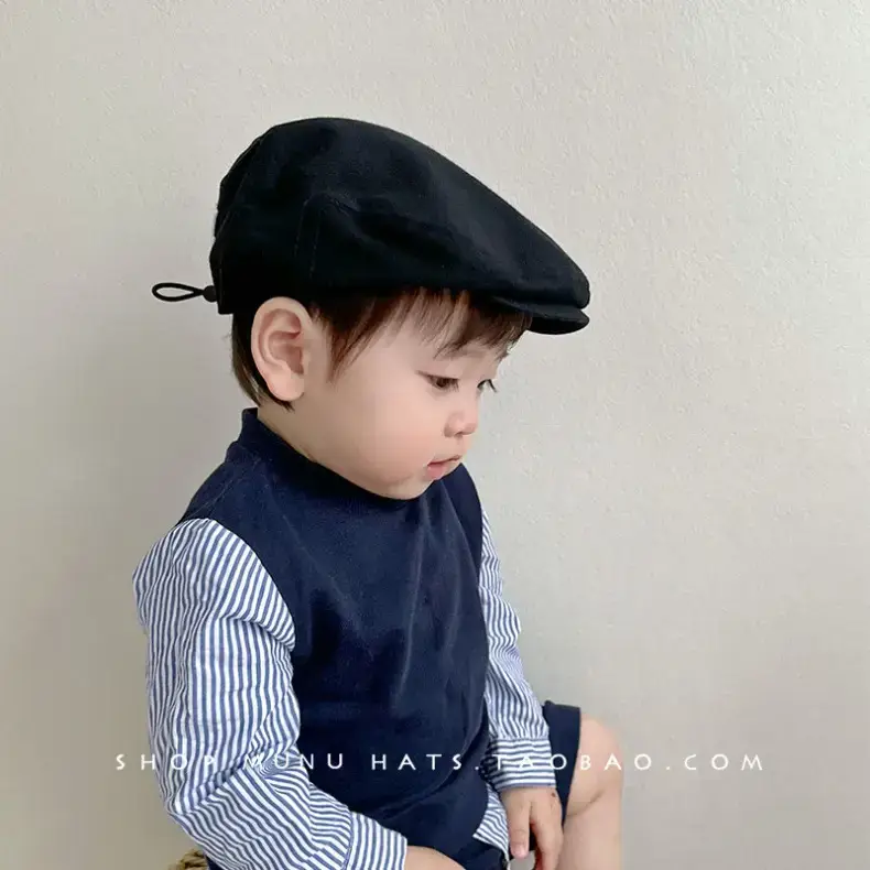 Baby Korean Star Hat Adjustable Peaked Cap White — feature 10