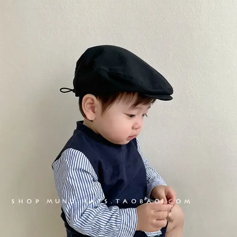 Baby Korean Star Hat Adjustable Peaked Cap White — feature 4