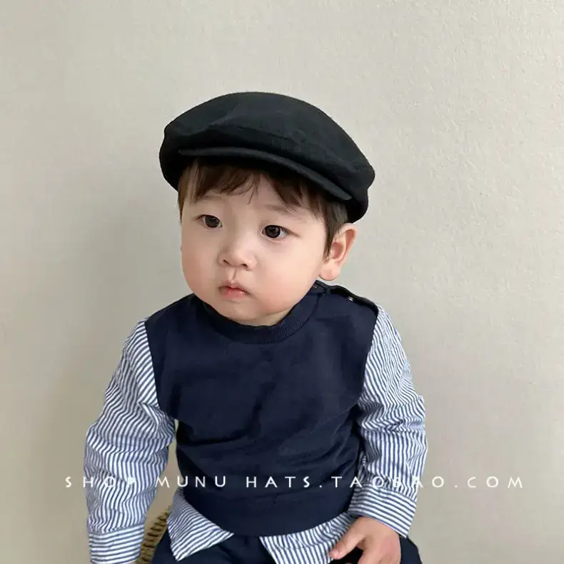 Baby Korean Star Hat Adjustable Peaked Cap White — feature 8