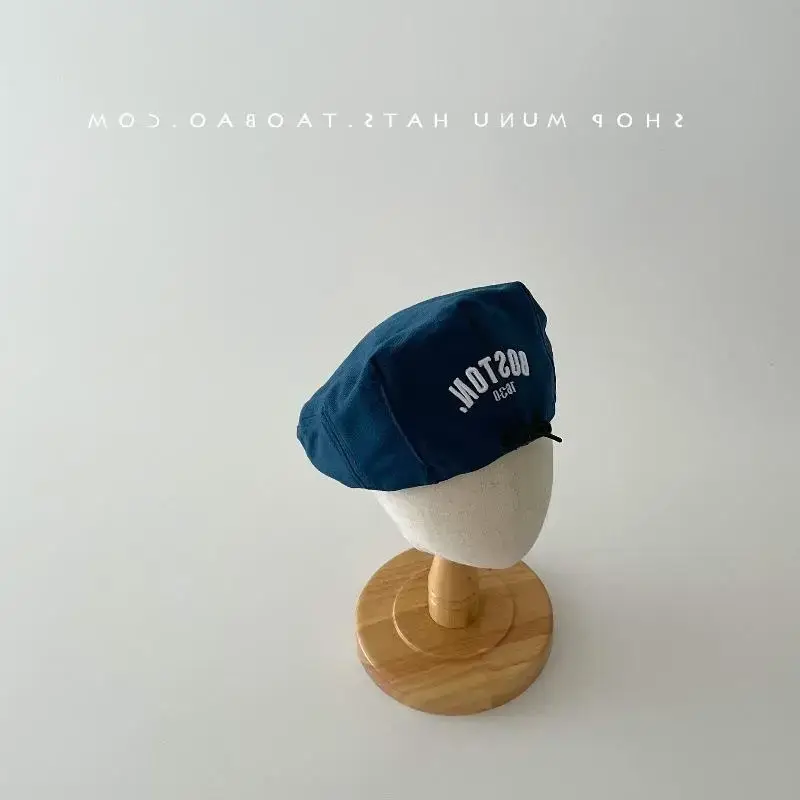 Baby Korean Star Hat Adjustable Peaked Cap White - Image 4