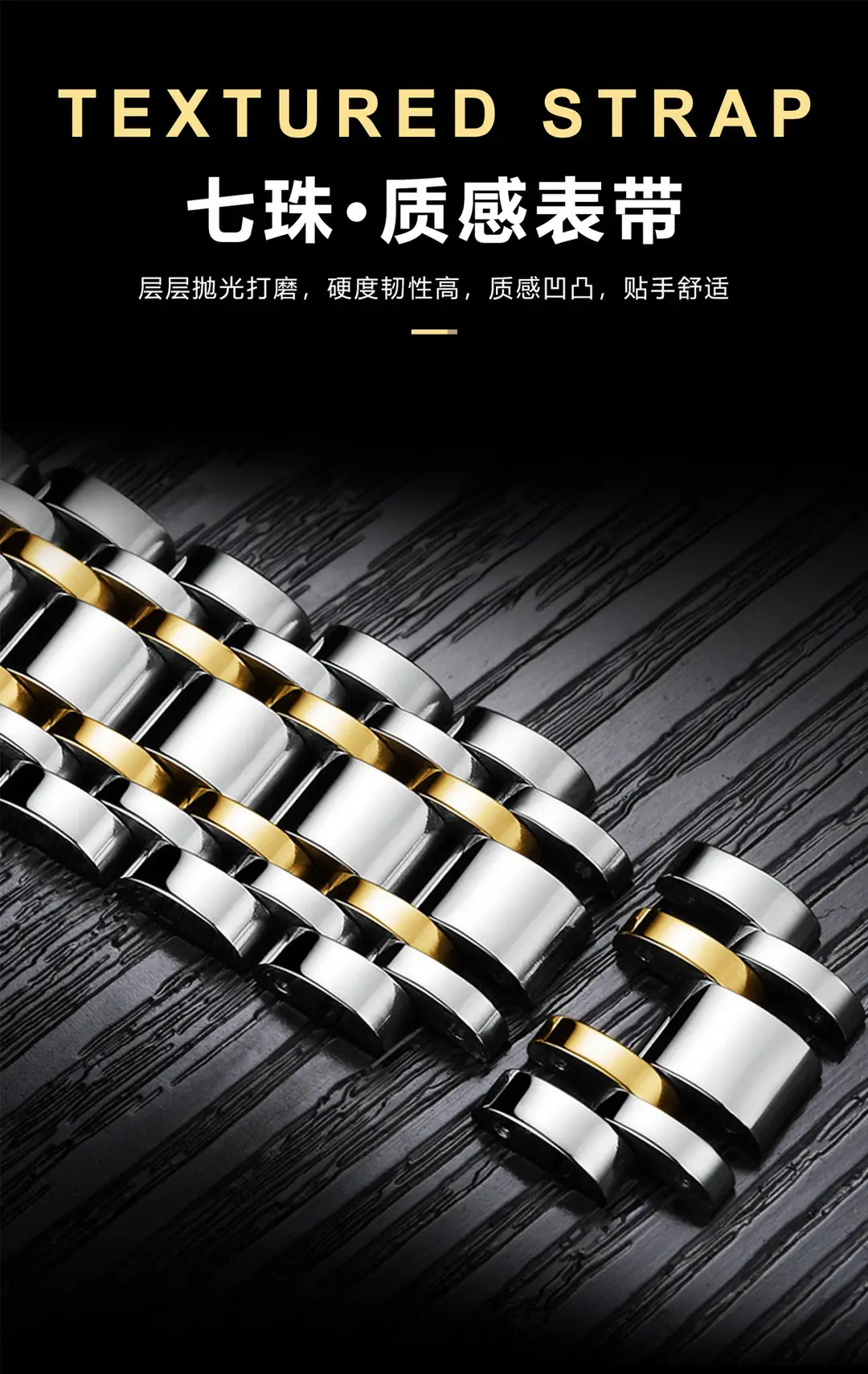 brand waterproof new men's watch double calendar luminous quartz watch live broadcast — feature 10