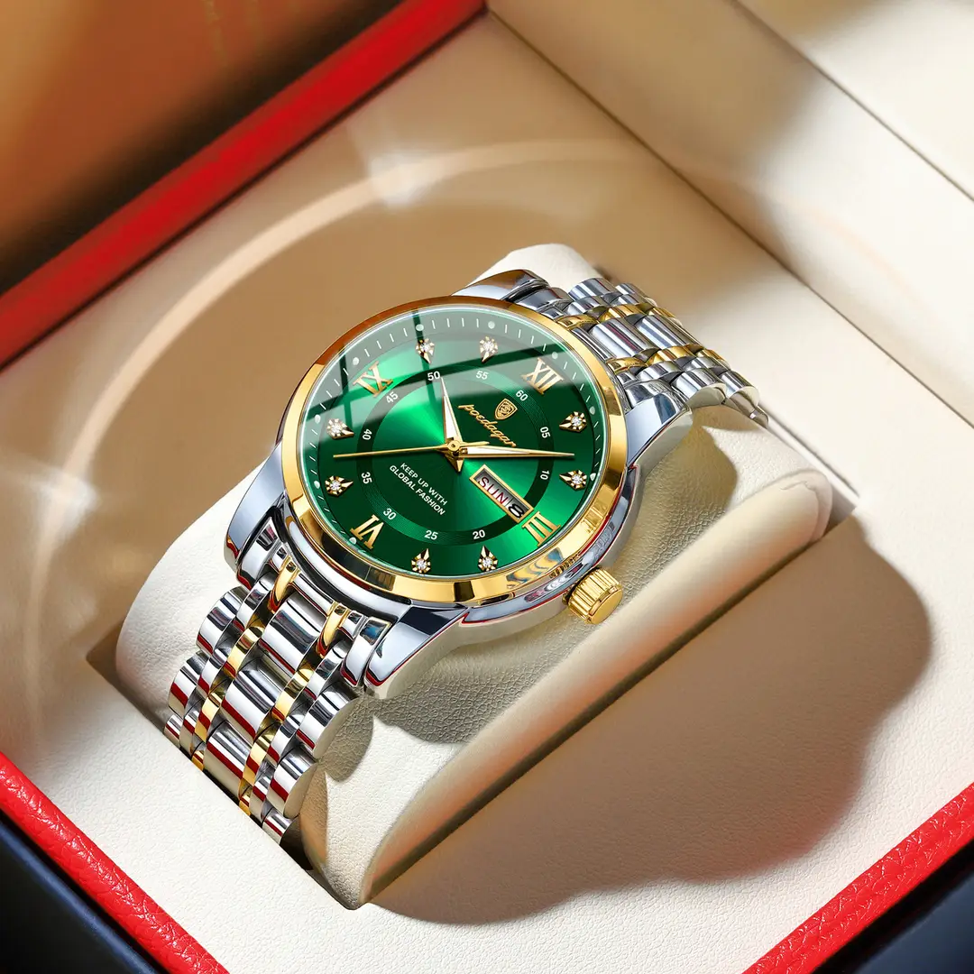 936 (pure English) golden green surface steel belt