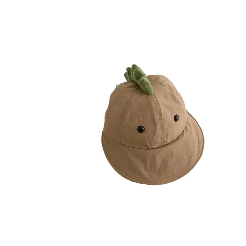 Dinosaur Sunproof Hat for Kids Beige Big Bristle - Image 7
