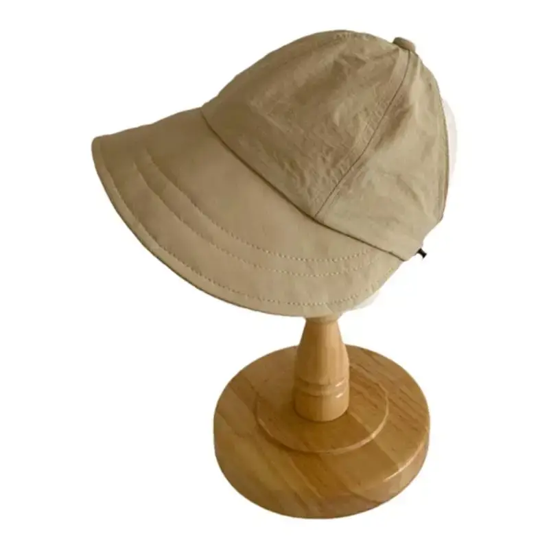 Children's Adjustable Blue Sun Cap with Strap - Image 14